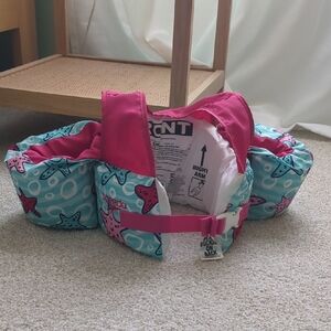 Speedo Kids Swim Vest - Pink Starfish, 30-50 Lbs